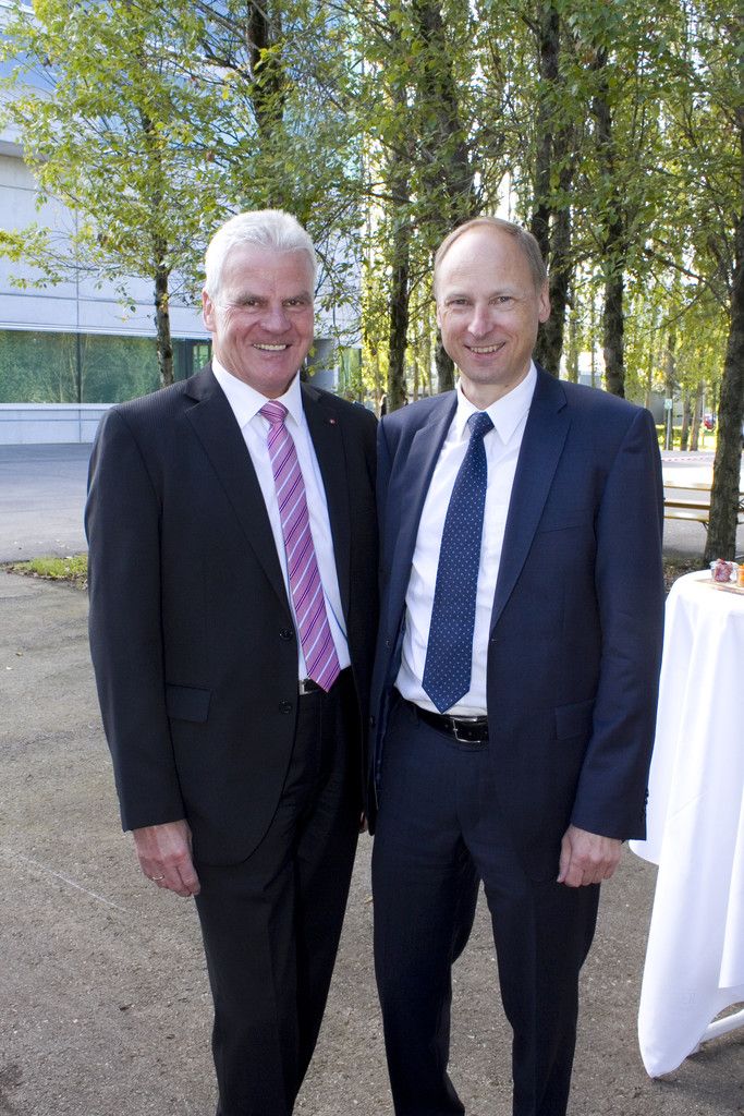 Erich Sinz (l.) und Landesdirektor Hans Winter (Bank Austria).