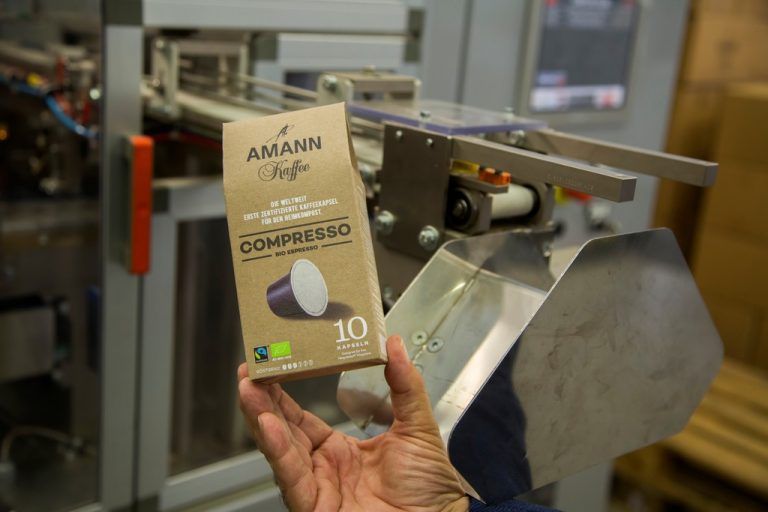 Erste komplett recycelbare Kaffeekapsel wurde mit Amann Kaffee entwickelt. VN/RP