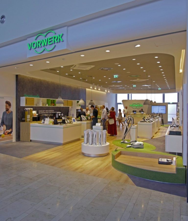 Experiment gelungen: Vorwerk verkauft auch im Shop ausgezeichnet. Vorwerk
