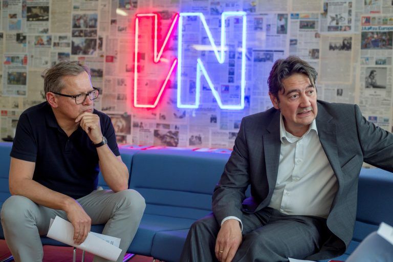 Fachgruppengeschäftsführer Michael Hollersbacher (l.) und Obmann Dietmar Mostegl. Foto: VN/Paulitsch