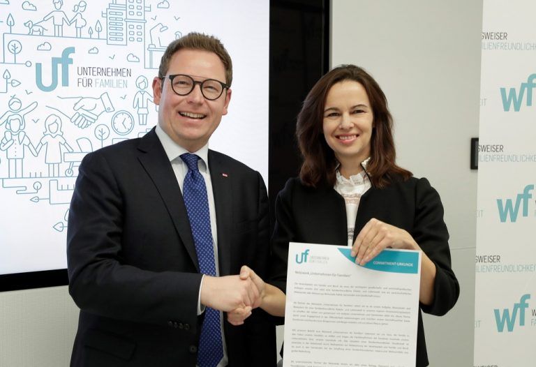 Familienministerin Sophie Karmasin und ORF-Landesdirektor Markus Klement. ORF