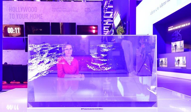 Fernsehgeräte (im Bild von Panasonic) spielen auf der Funkausstellung traditionell eine große Rolle.