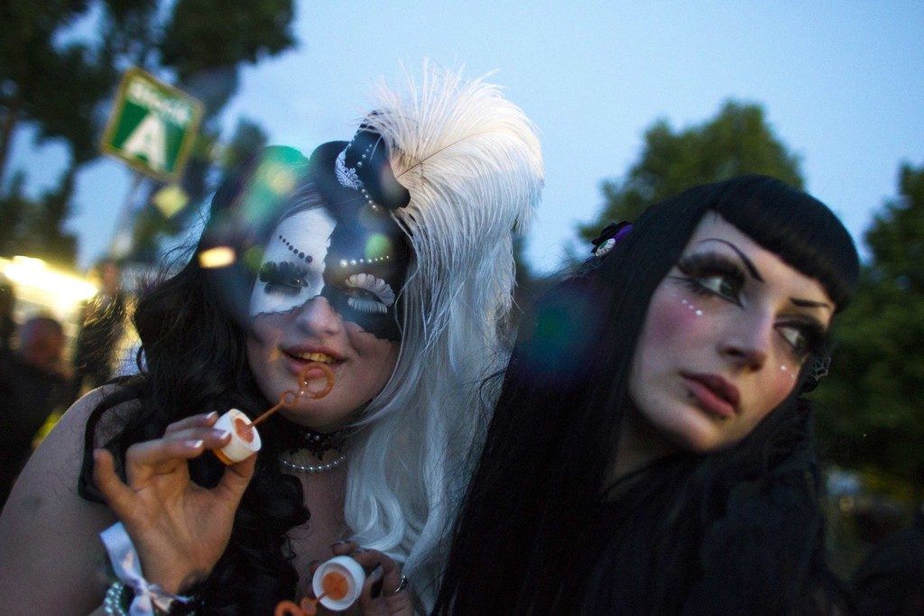 Voller Vorfreude auf das Amphi Festival