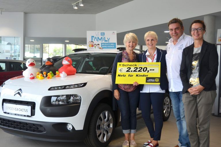 Leitner feiert mit Netz für Kinder