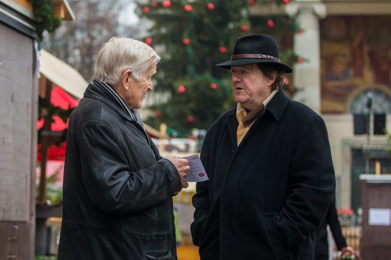 Wahlkampf am ersten Advent