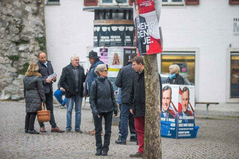 Wahlkampf am ersten Advent