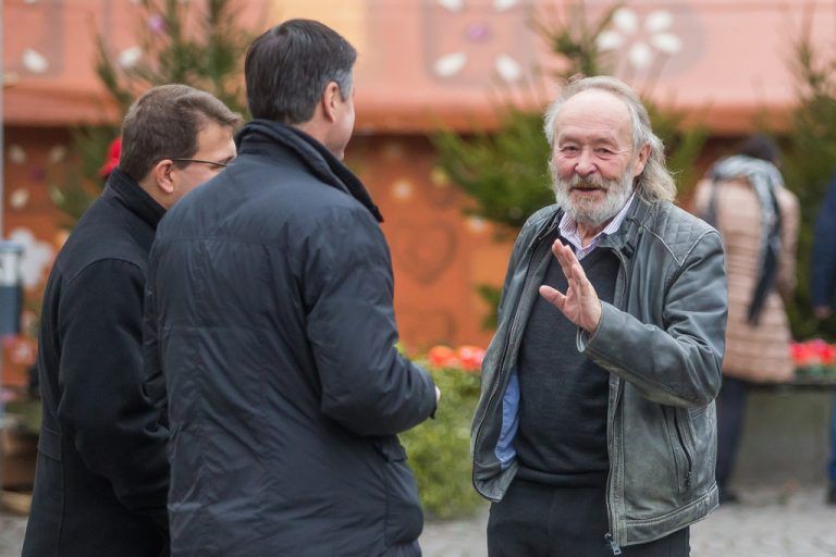 Wahlkampf am ersten Advent