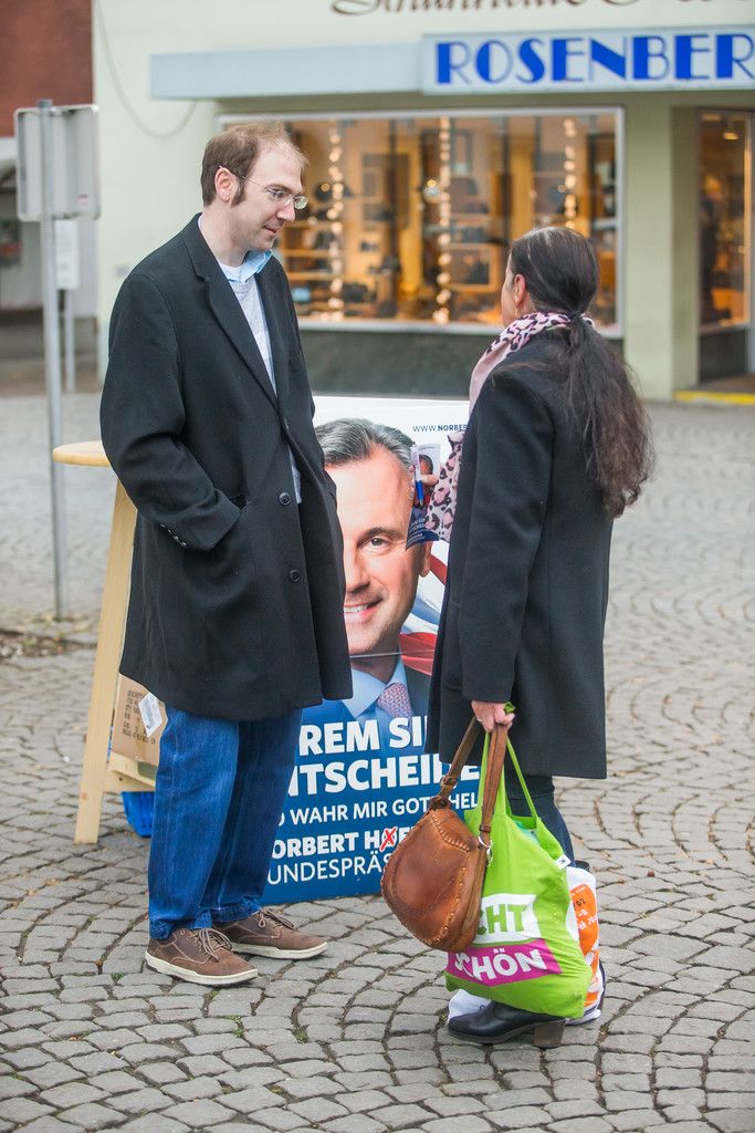 Wahlkampf am ersten Advent