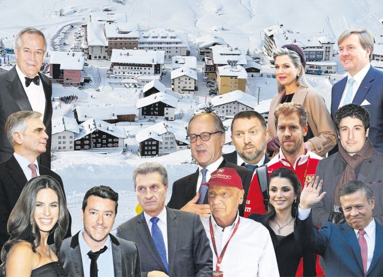 Blaublütige, Filmstars und Wirtschaftsbosse