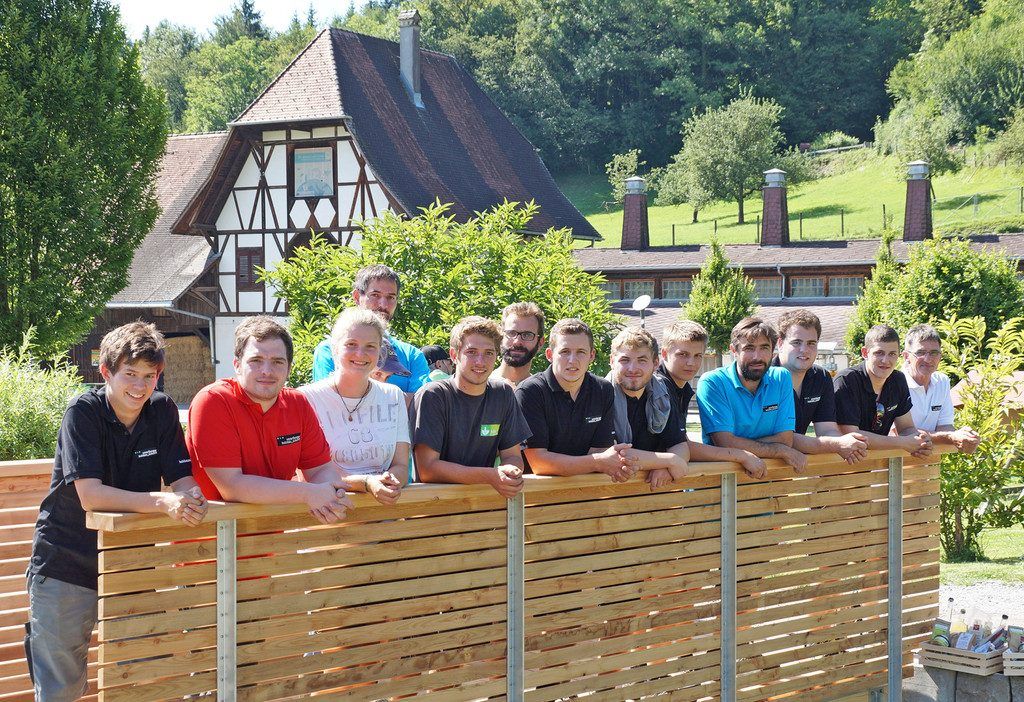 Zimmerer bauen für den Sunnahof