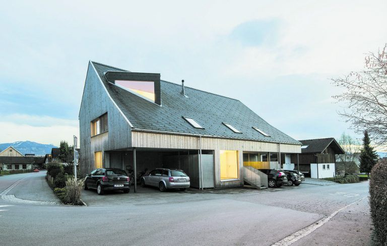 Verdichtung in alter Kontur