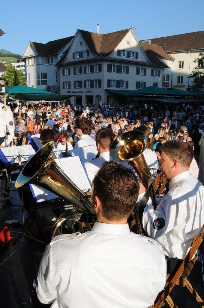 Blasmusik am Marktplatz