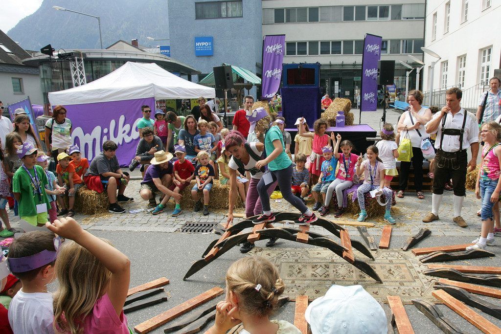Ganz Bludenz erstrahlt in Lila