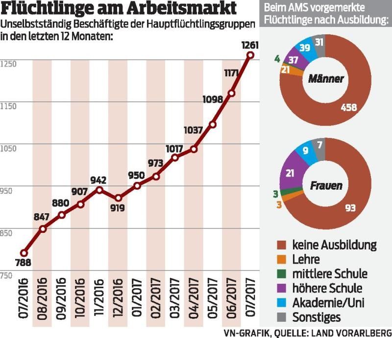 Strini im VN-Interview über Chancen und Probleme der Arbeitsmarktintegration.
