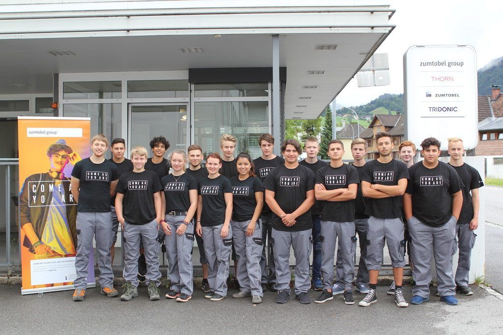 18 junge Talente bei Zumtobel Group