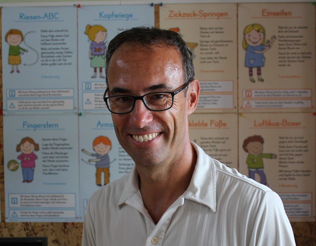 Bewegter Schulleiter
