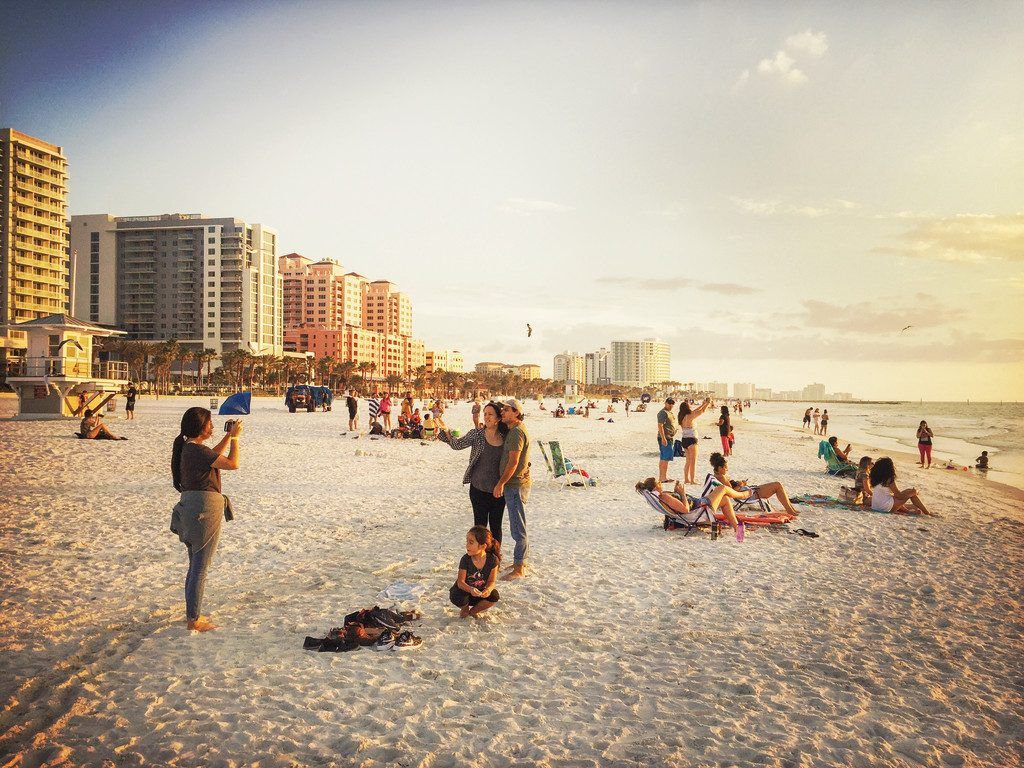 Sonne tanken in Florida