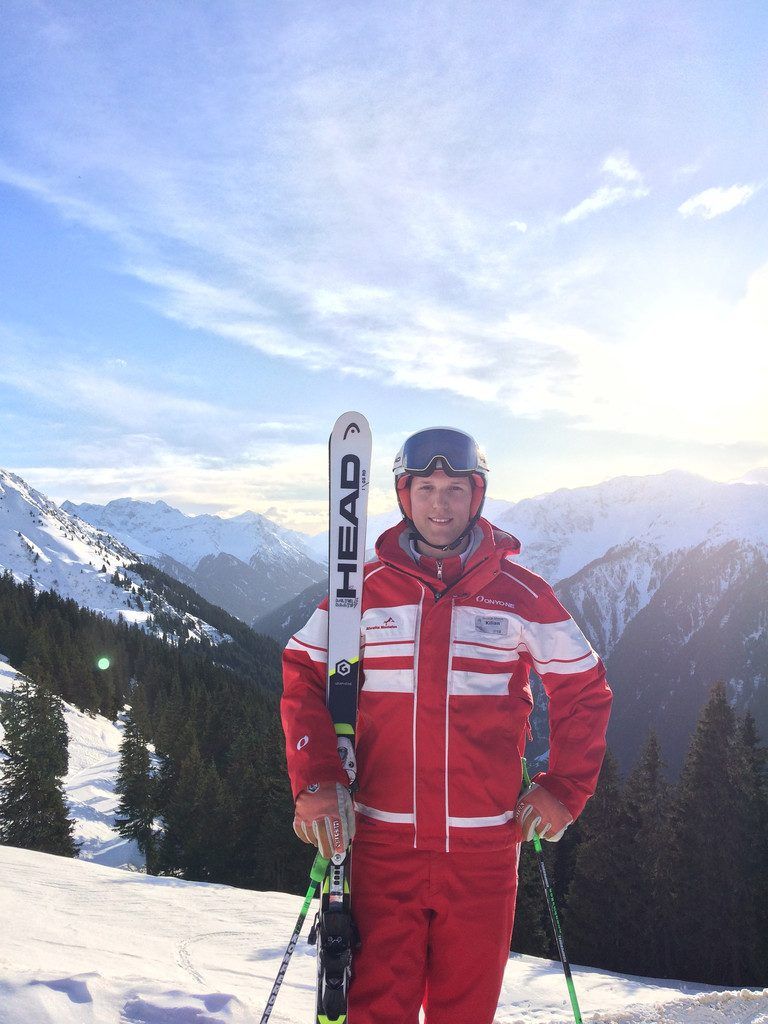 Mit Begeisterung Skilehrer