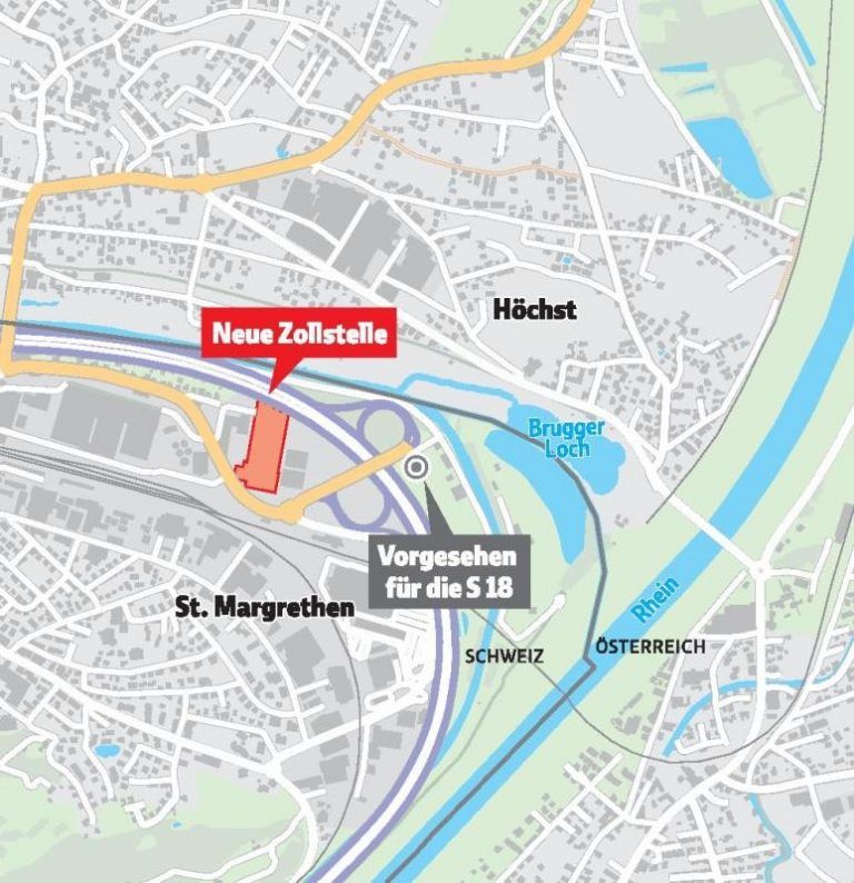 Neue Zollstelle auch mit Bezug zur S 18