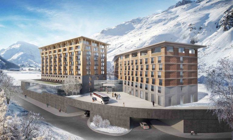 Für das Projekt „Andermatt Swiss Alps“ war die Qualität und nicht der Preis entscheidend – Zech Fenster konnte überzeugen.  Foto: ASA