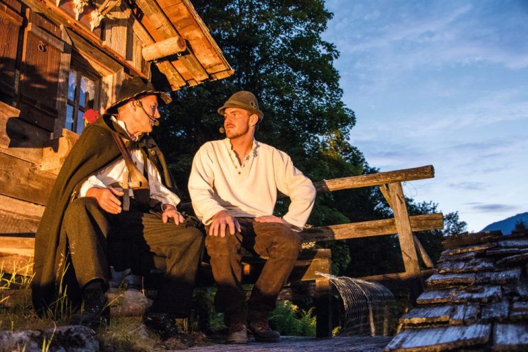 Glaube, Liebe und Vertrauen – diese Themen greifen die Montafoner Sagenfestspiele in ihrem neuen Stück „Raitia – die Macht der Berggöttin“ auf.foto: markus ewald netzer/montafoner sagenfestspiele