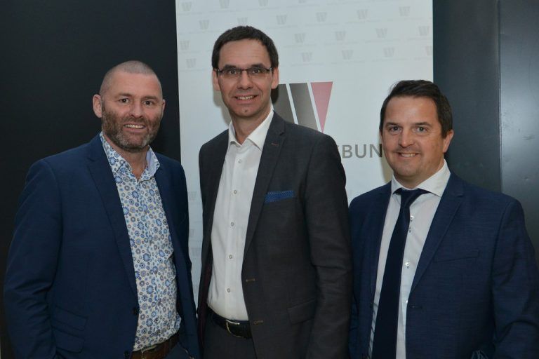 Günther Köb präsentierte als Hausherr sein Unternehmen, LH Markus Wallner die Wirtschaftspolitik des Landes und Jürgen Kessler den Wirtschaftsbund. Serra (3)