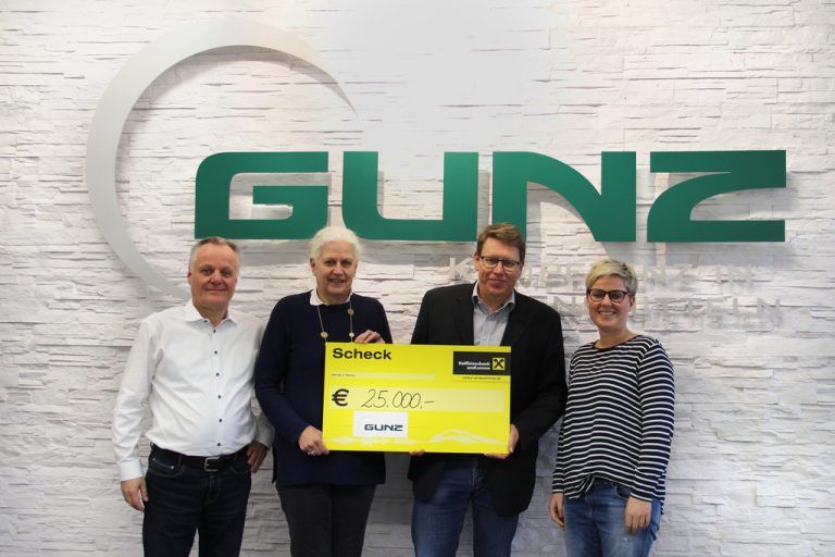 Gunz Der mit 100.000 Euro eingerichtete jährliche Sozialfond für Gunz-Mitarbeiter und deren Angehörige für Unterstützung bei Schicksalsschlägen wurde heuer nicht benötigt. Daher wird der Betrag gespendet, u.a an das Schulheim Mäder.