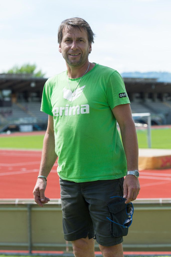 Herbert Werchounik, Platzwart im Möslestadion, ist zum 18. Mal beim Hypo-Mehrkampfmeeting dabei. Foto: stiplovsek