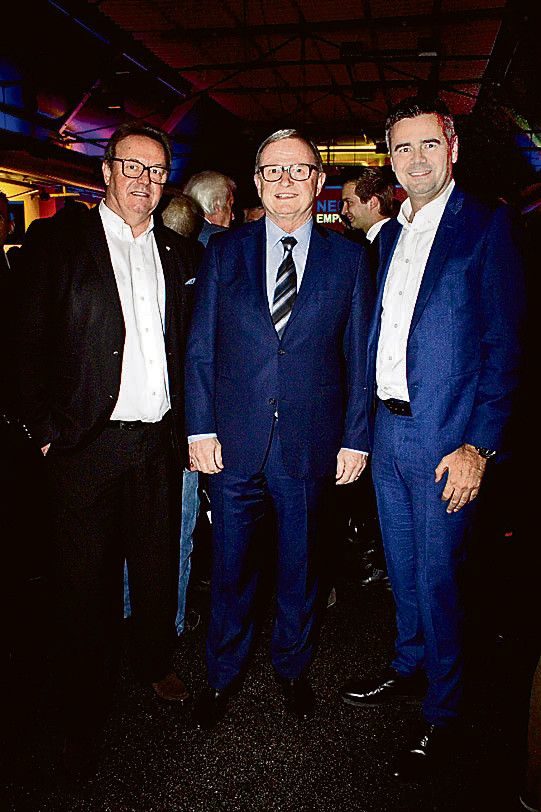 Hermann Metzler, Karlheinz Kopf und Alexander Nußbaumer (v. l.).