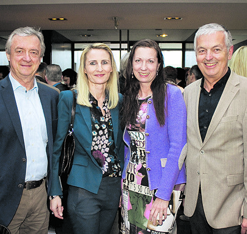 Hubert Bertsch (l.), Birgit Hefel, Irene Schulte und Peter Schmid.
