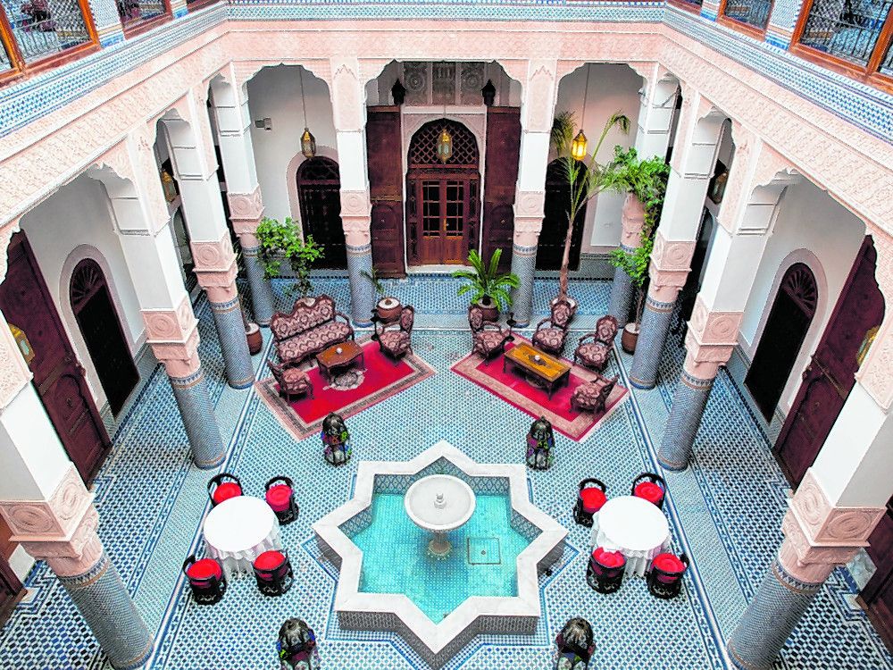 Übernachten in einem Riad