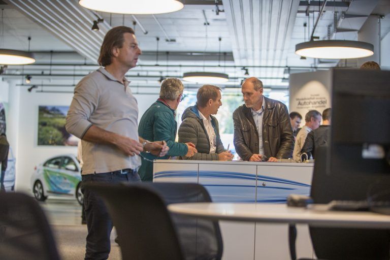 In der Mobilitätszentrale wurden die interessierten Besucher umfassend über E-Mobilität informiert.