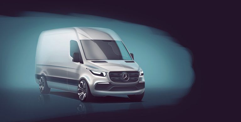 In Richtung Pkw entwickelt Mercedes die Sprinter-Generation Nr 3. Ziel ist, den Nützling zur universellen vernetzten Logistik-Basis zu machen. Werk