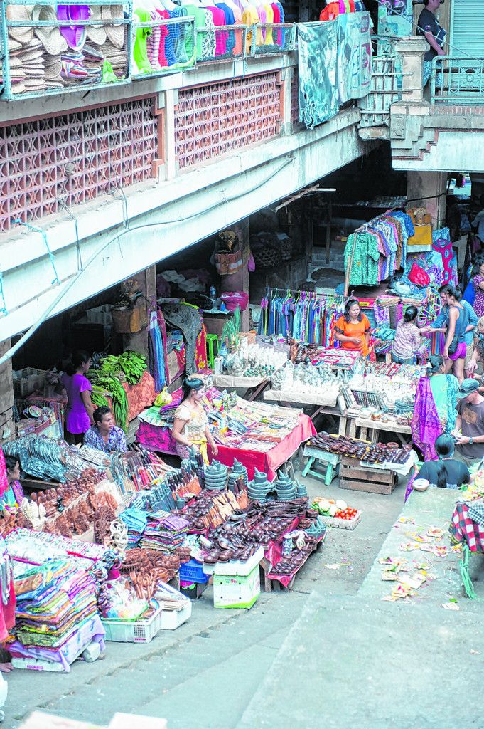In Ubud findet man zahlreiche der typischen Märkte.
