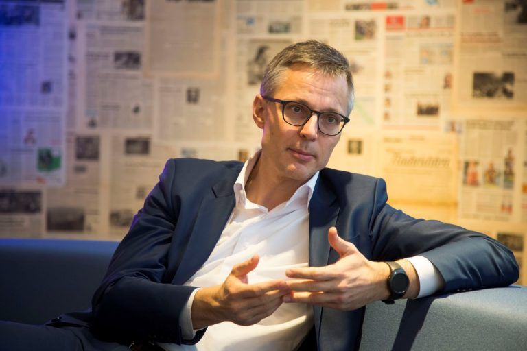 Jan Trionow ist CEO des Mobilfunkanbieters Hutchison Drei Austria. Im Unternehmen ist er bereits seit 2001 tätig. VN/Paulitsch