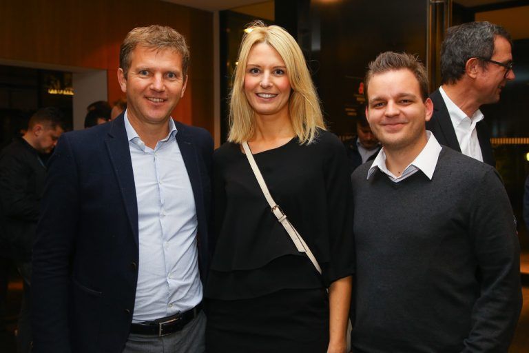 Joe Welte, Melanie Fleisch, Ch. Lampert (v.l.).