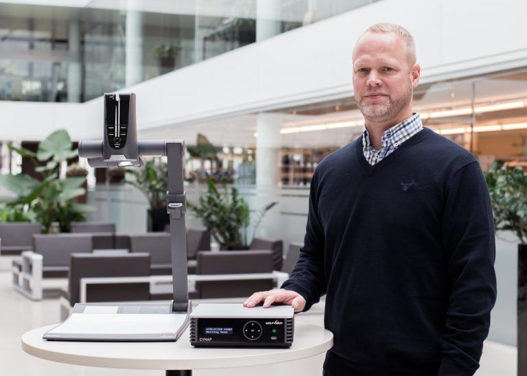 Jon Ivar wird das neue WolfVision-Büro leitet. Foto: Maier