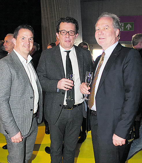 Jürgen Kessler, Hans-Peter Metzler und Kurt Giselbrecht (v. l.).