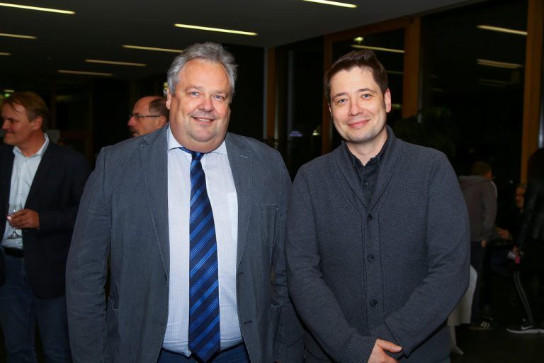 Karl Wutschitz, Bgm. Sulz (li.), Christoph Kirchengast, GF Region Vorderland-Feldkirch.