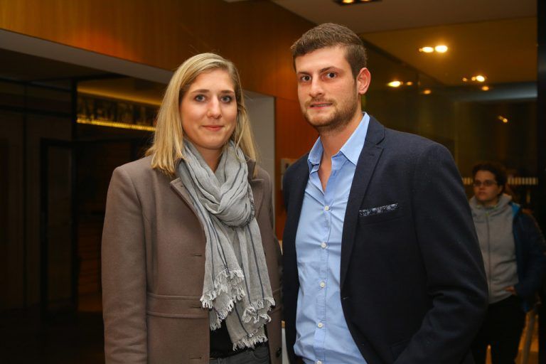 Karolina Bruckmüller mit Georg Müller.