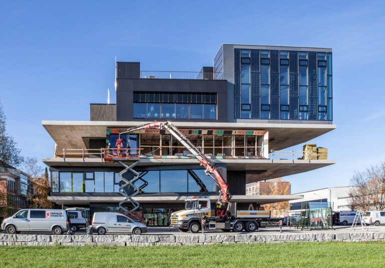 Kaufmann baute Wohnmodule für ein Forschungsprojekt der Schweizer Materialprüfungs- und Forschungsanstalt. EMPA