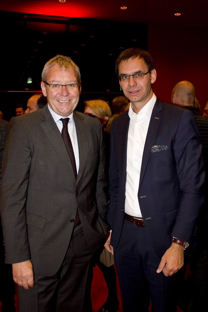 Landesstatthalter Karlheinz Rüdisser und Landeshauptmann Markus Wallner.