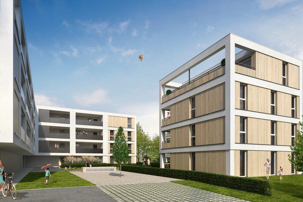 Baustart bei Wohnanlage