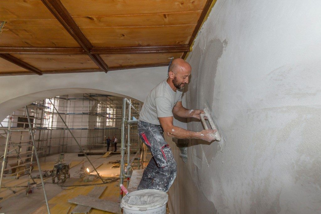In der Bildsteiner Wallfahrtskirche schreiten die Restaurierungsarbeiten zügig voran.