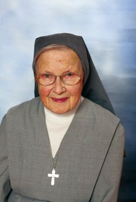 Liebenswürdigkeit und ein wacher Geist zeichnen Sr. Luzia Schöch auch im hohen Alter noch aus.Foto: Don bosco