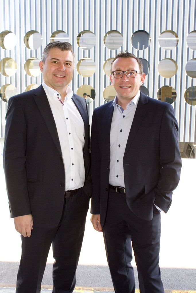 Luden zur Eröffnung: Markus Dillinger (l.) und Udo Filzmaier. FRANC
