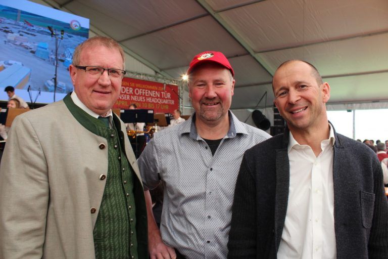 Manfred Emersberger (l.), Manfred Jenny und Kurt Michelini.