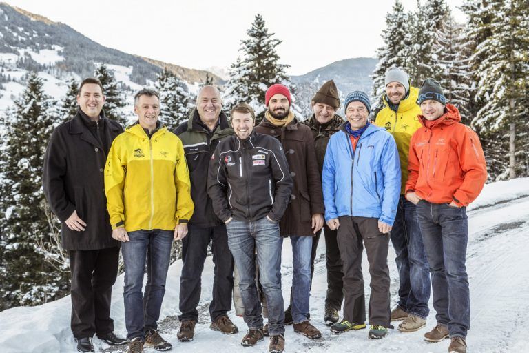 Manuel Bitschnau, Hanno Dönz, Hubert Malin, Andreas Lippitsch, Christian Kuehs, Manfred Vonbank, Andreas Schmidt, Lukas Kühlechner und Alexander Fleisch (v.l.). MT/Haller