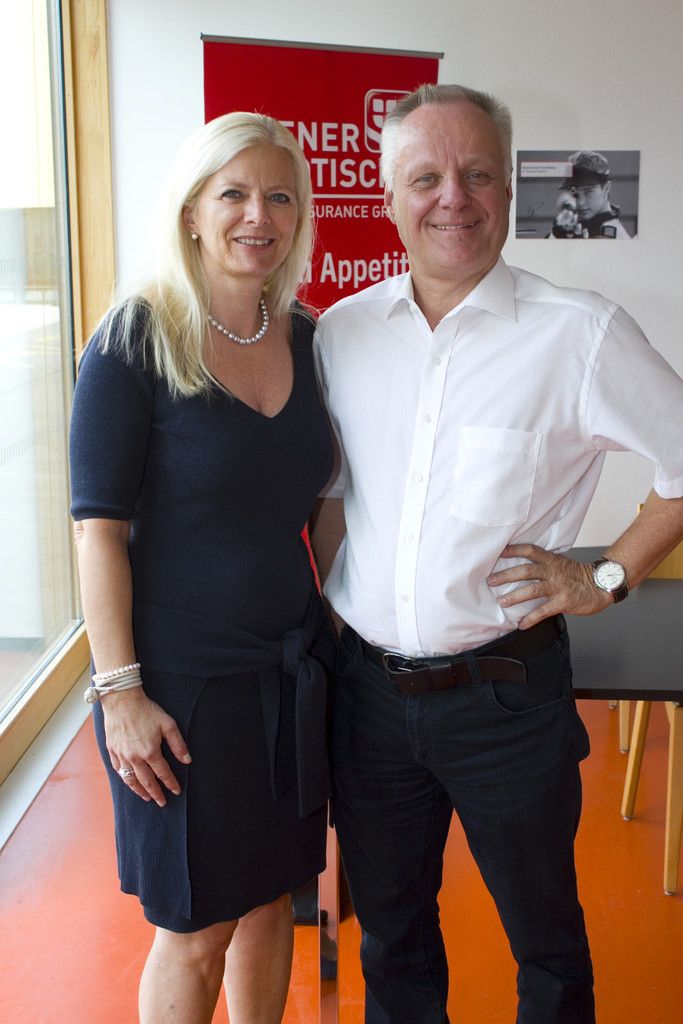 Michaela Wagner-Braito (Lebenshilfe Vorarlberg) und Werner Gunz (Fa. Gunz Warenhandel).
