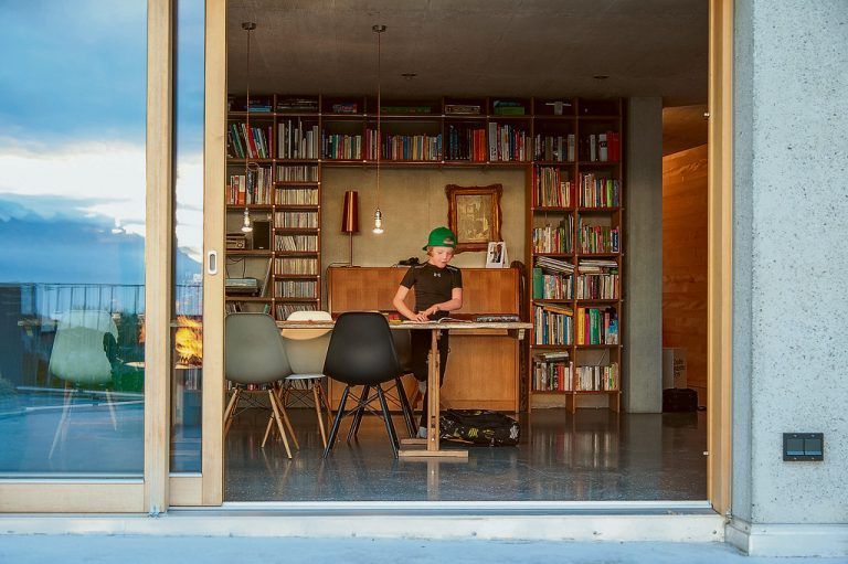 Musik, Literatur, Familienleben. Das Haus der Familie S. ist ein durchlässiger, offener Ort mit herzlicher Atmosphäre.